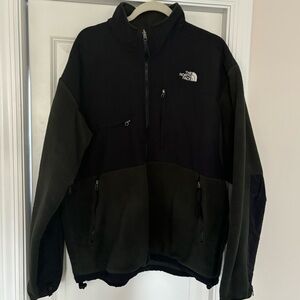Men’s Dark Green North Face Fleece Size XL